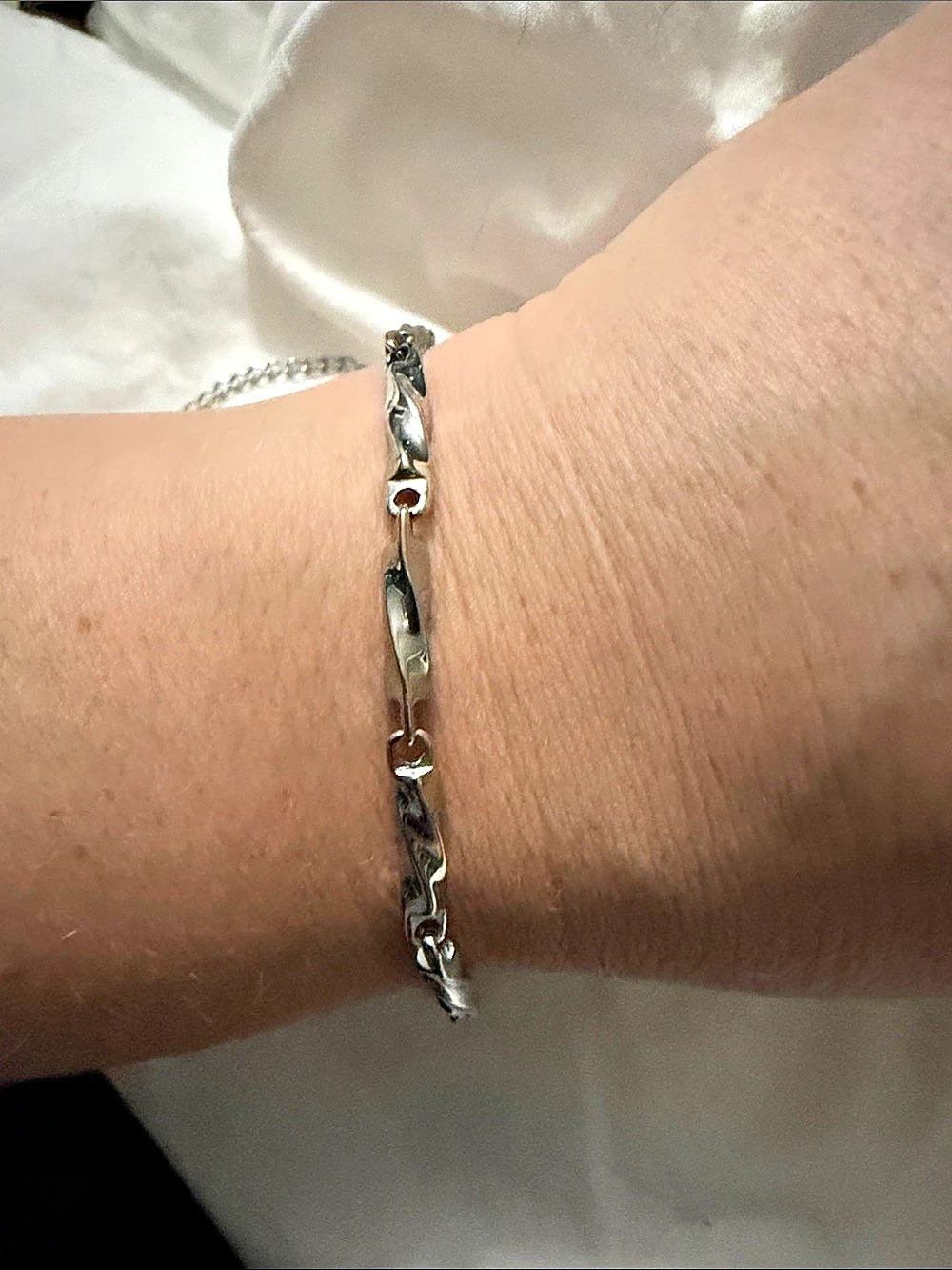 Silver Link Bracelet New